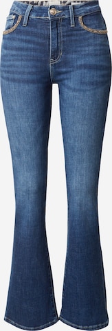 GUESS Flared Jeans in Blauw: voorkant