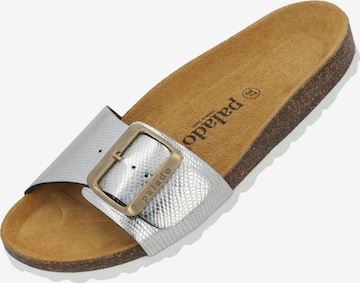 Palado Pantolette 'Palado Malta EGS Titano' in Silber: Vorderseite