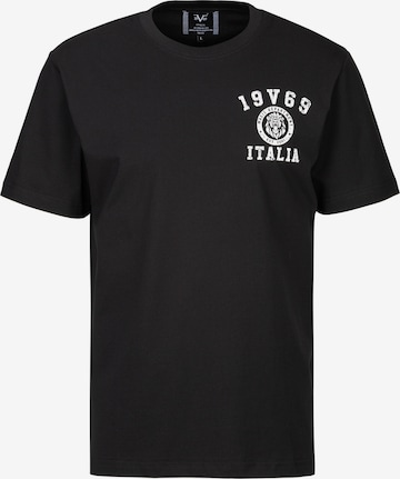 T-Shirt 'Tarek' 19V69 ITALIA en noir : devant