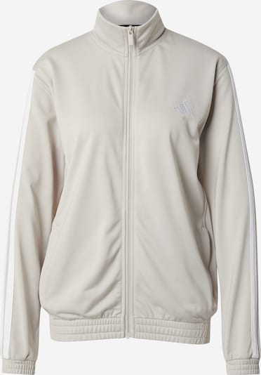 ADIDAS SPORTSWEAR Jakna za vježbanje 'TRIC' u svijetlobež / bijela, Pregled proizvoda