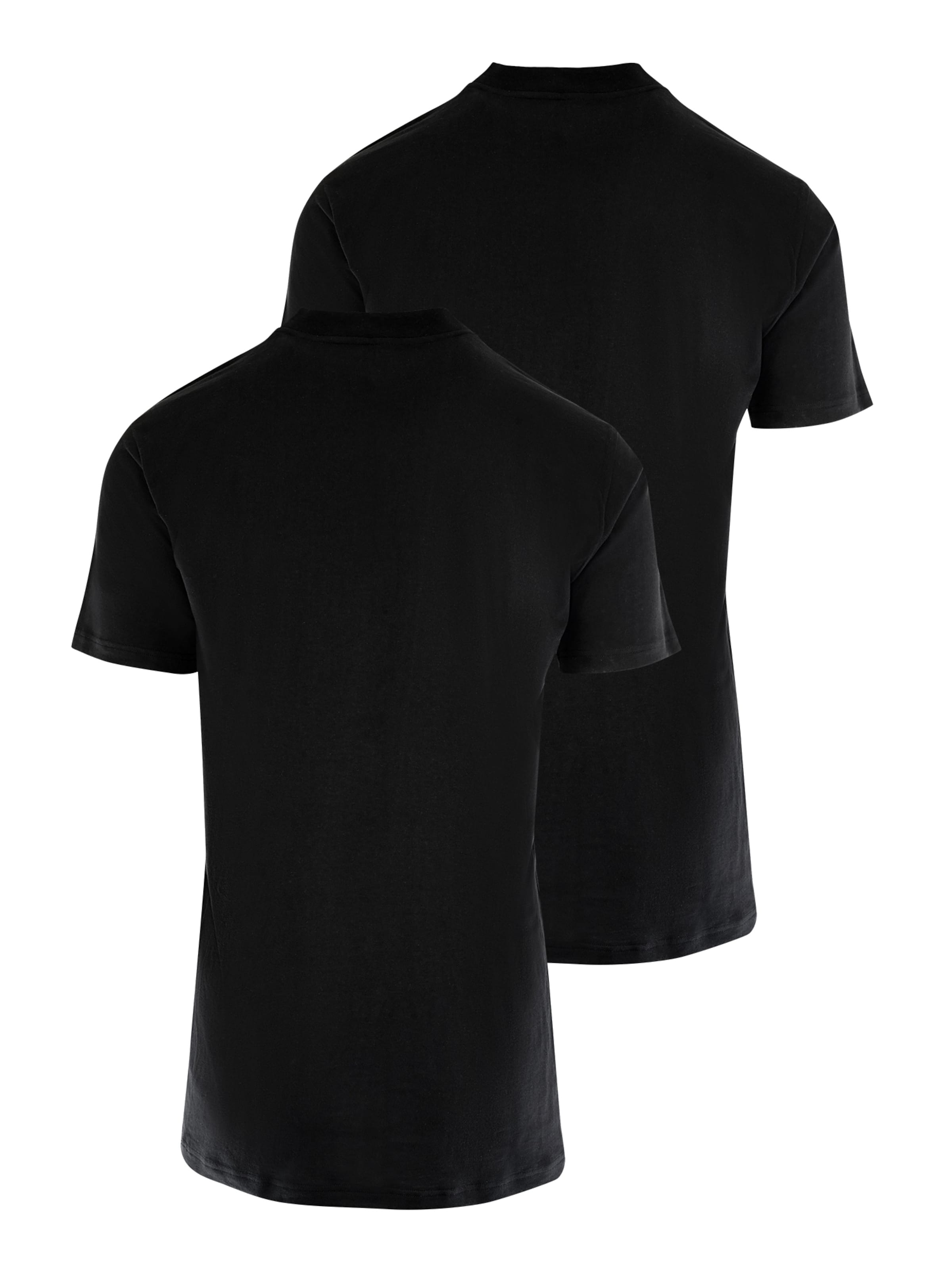 T-shirts et polos T-Shirt 2er-Pack Harro New HOM en Noir 
