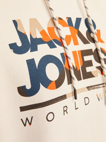 JACK & JONES Sweatshirt 'JJLuke' in Beige