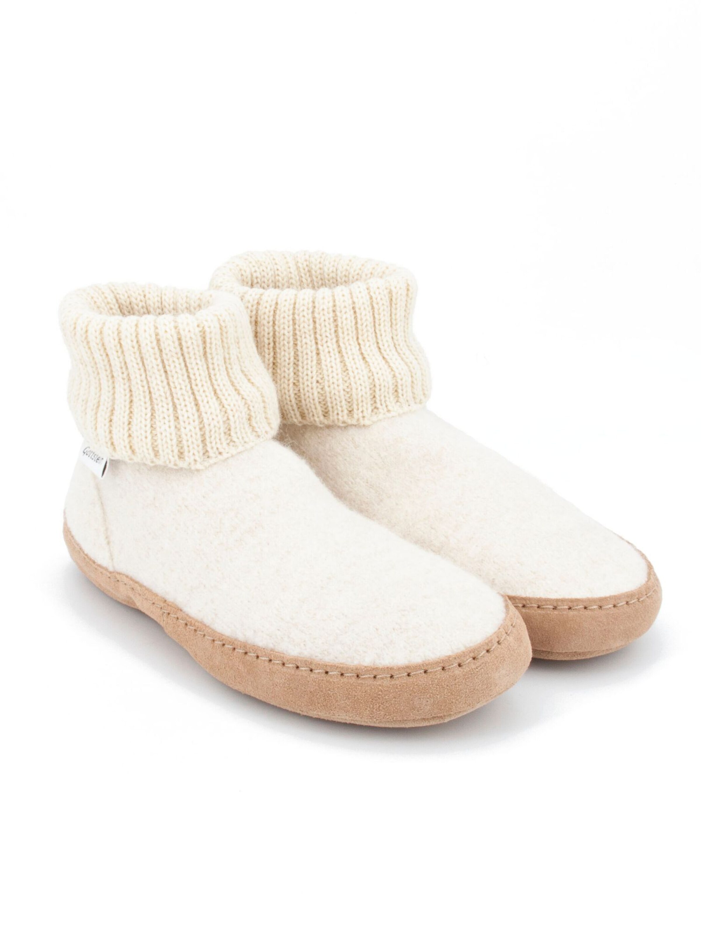 Gottstein Slippers 'Hüttenschuhe Dakota' in White