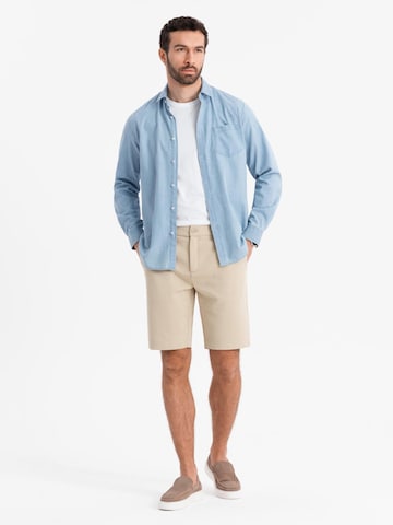 Slimfit Pantaloni di Ombre in beige: frontale