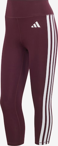 ADIDAS PERFORMANCE Workout Pants 'Optime Essentials' in Red: front