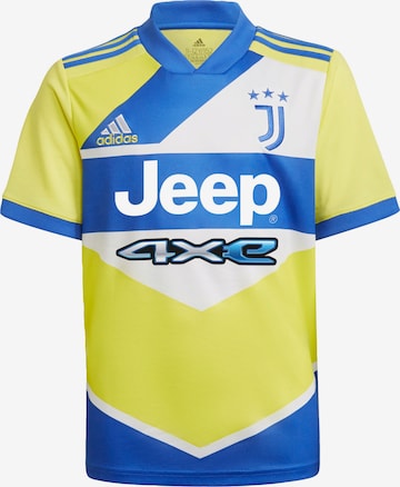 T-Shirt fonctionnel 'Juventus Turin 21/22' ADIDAS PERFORMANCE en jaune : devant