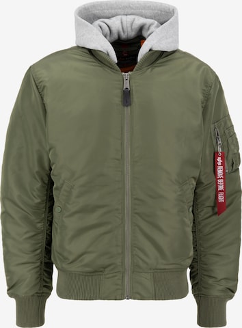 ALPHA INDUSTRIESZimska jakna - zelena boja: prednji dio