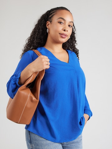 ONLY Carmakoma Blouse 'CARMetta' in Blue: front