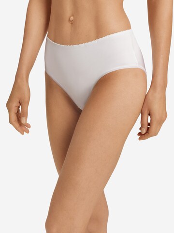 Hanro Slip ' Satin Deluxe ' in White: front