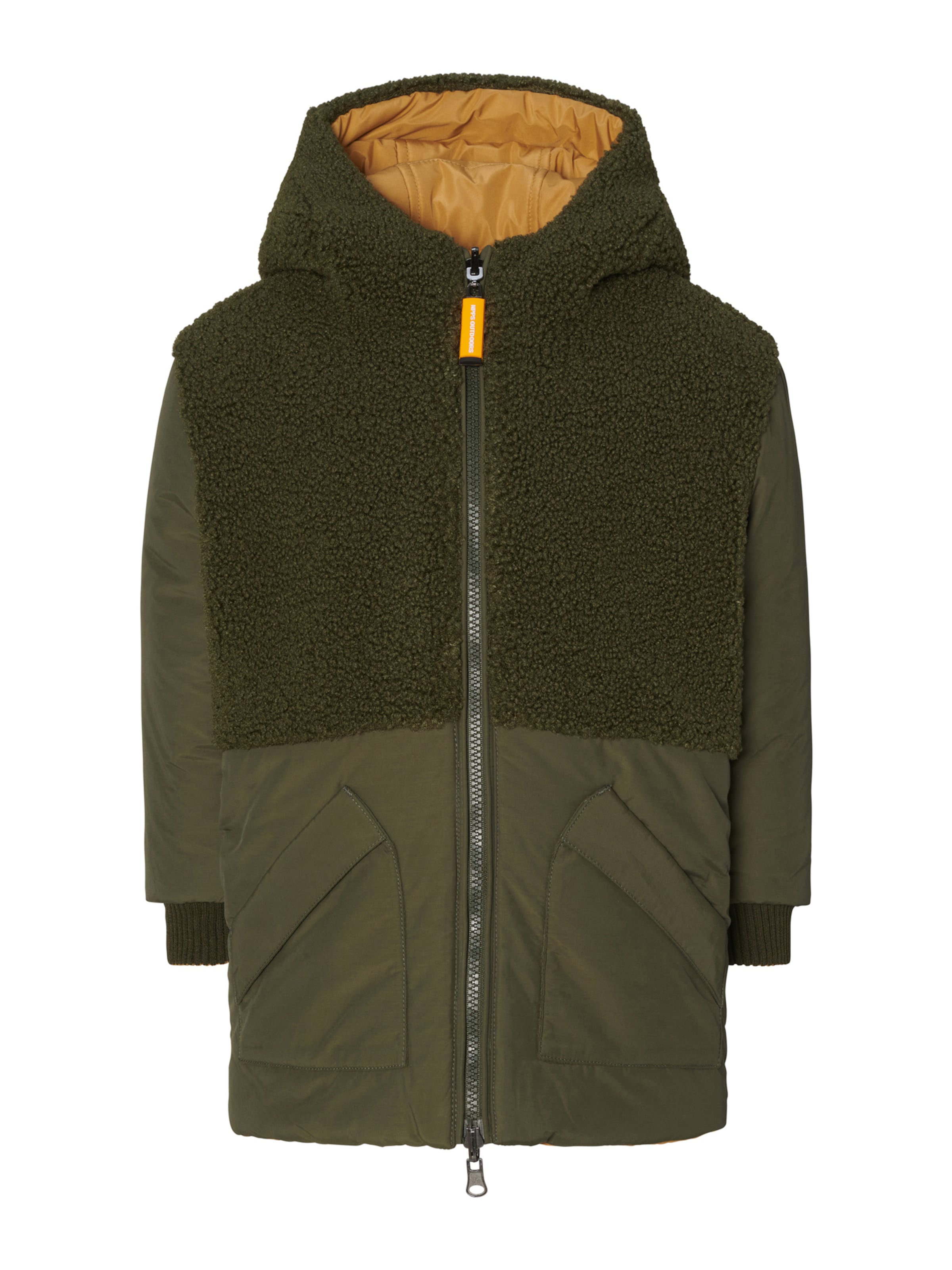 Noppies Χειμερινό μπουφάν 'Lecce' σε πράσινο: μπροστά