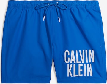 Calvin Klein Swimwear Zwemshorts 'Intense Power' in Blauw: voorkant