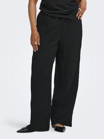ONLY Carmakoma Wide leg Pants 'CARErikka' in Black: front