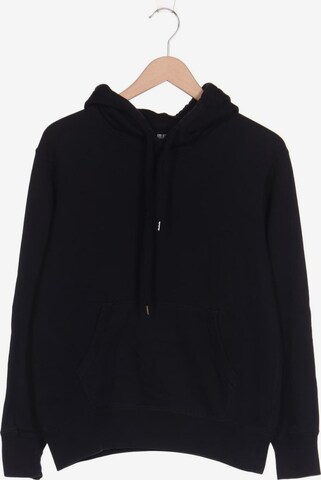 UNIQLO Sweatshirt & Zip-Up Hoodie in XS in Black: front