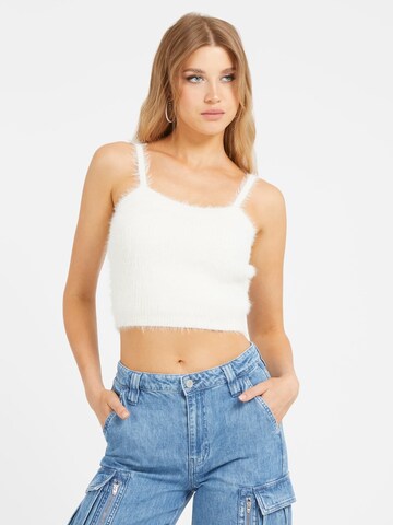 GUESS Top in White: front