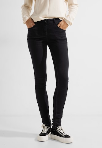 CECIL Skinny Jeans 'Vicky' in Schwarz