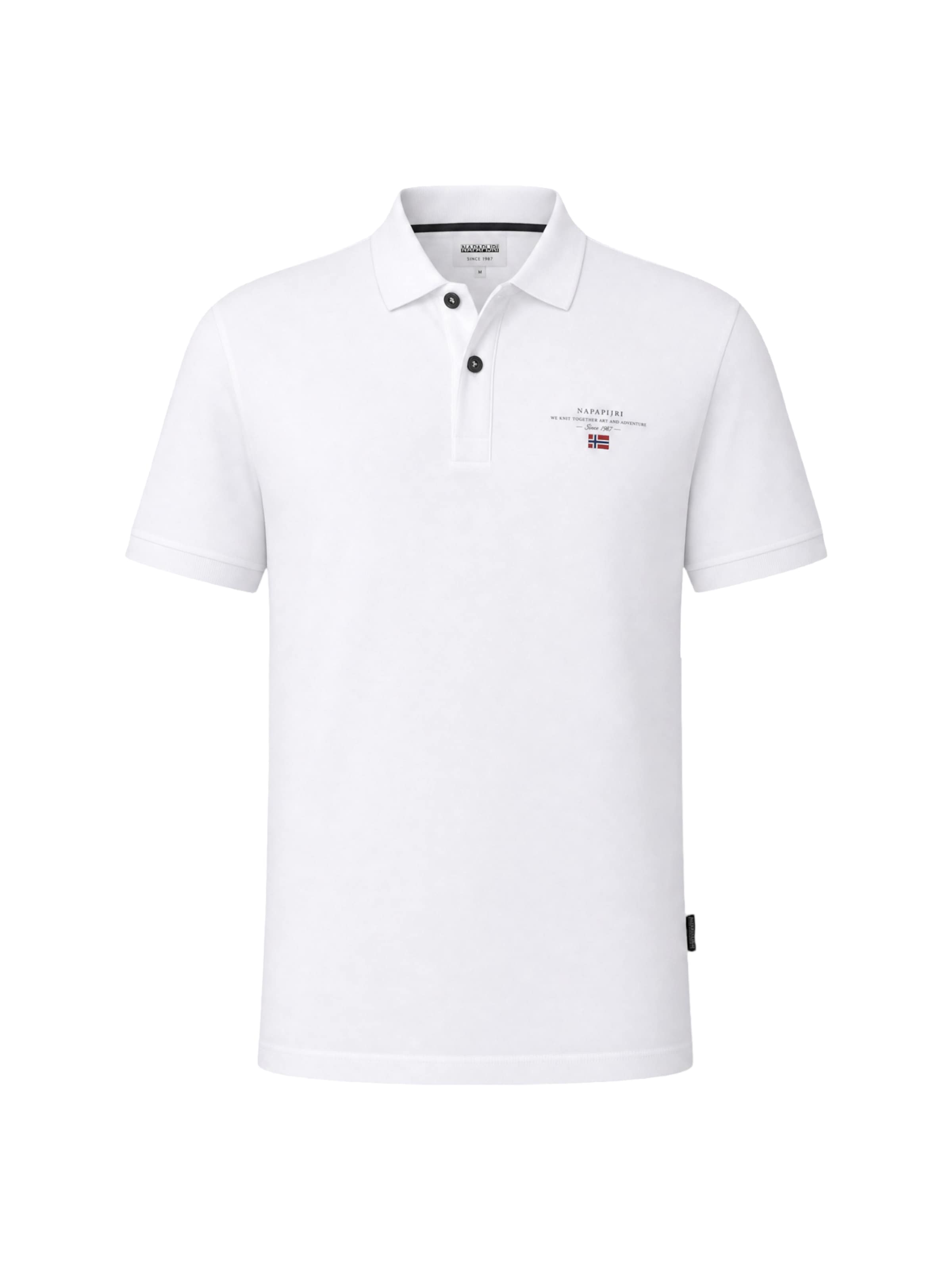 NAPAPIJRI T-shirt 'ELBAS JERSEY NP0A4GB4' i vit