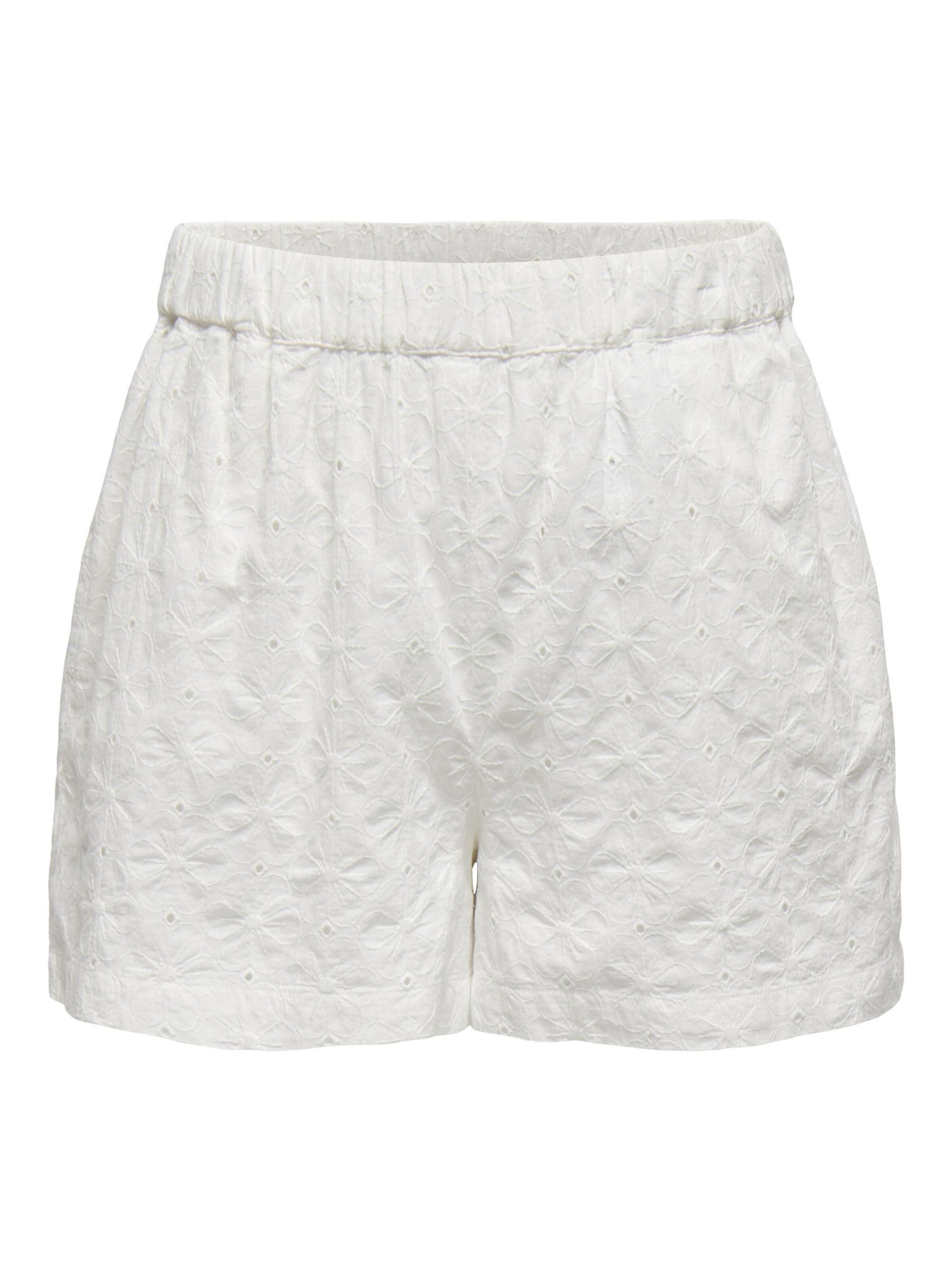 ONLY - regular Pantalón en blanco: frente