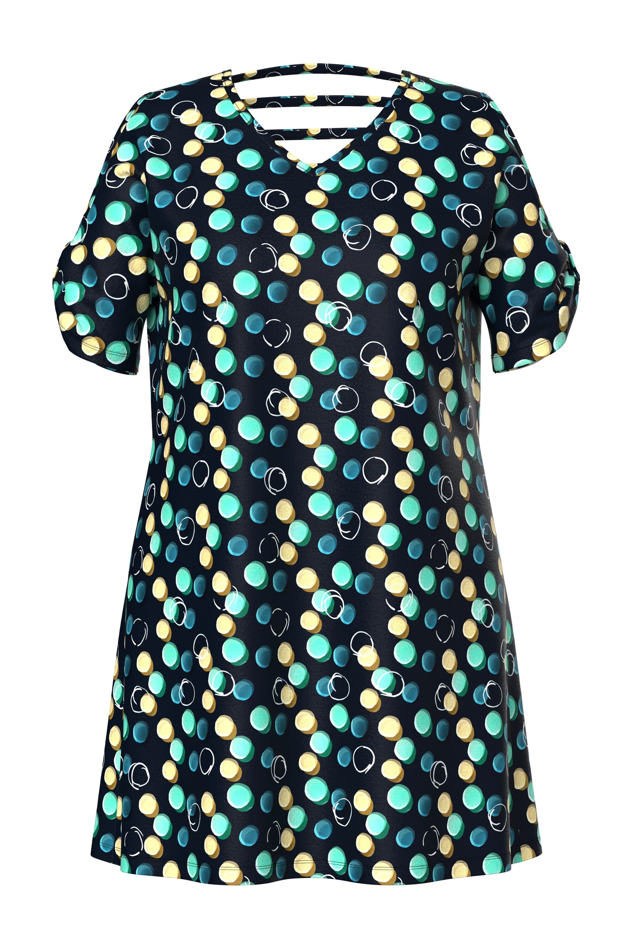 Ulla Popken Jurk in Zwart: voorkant