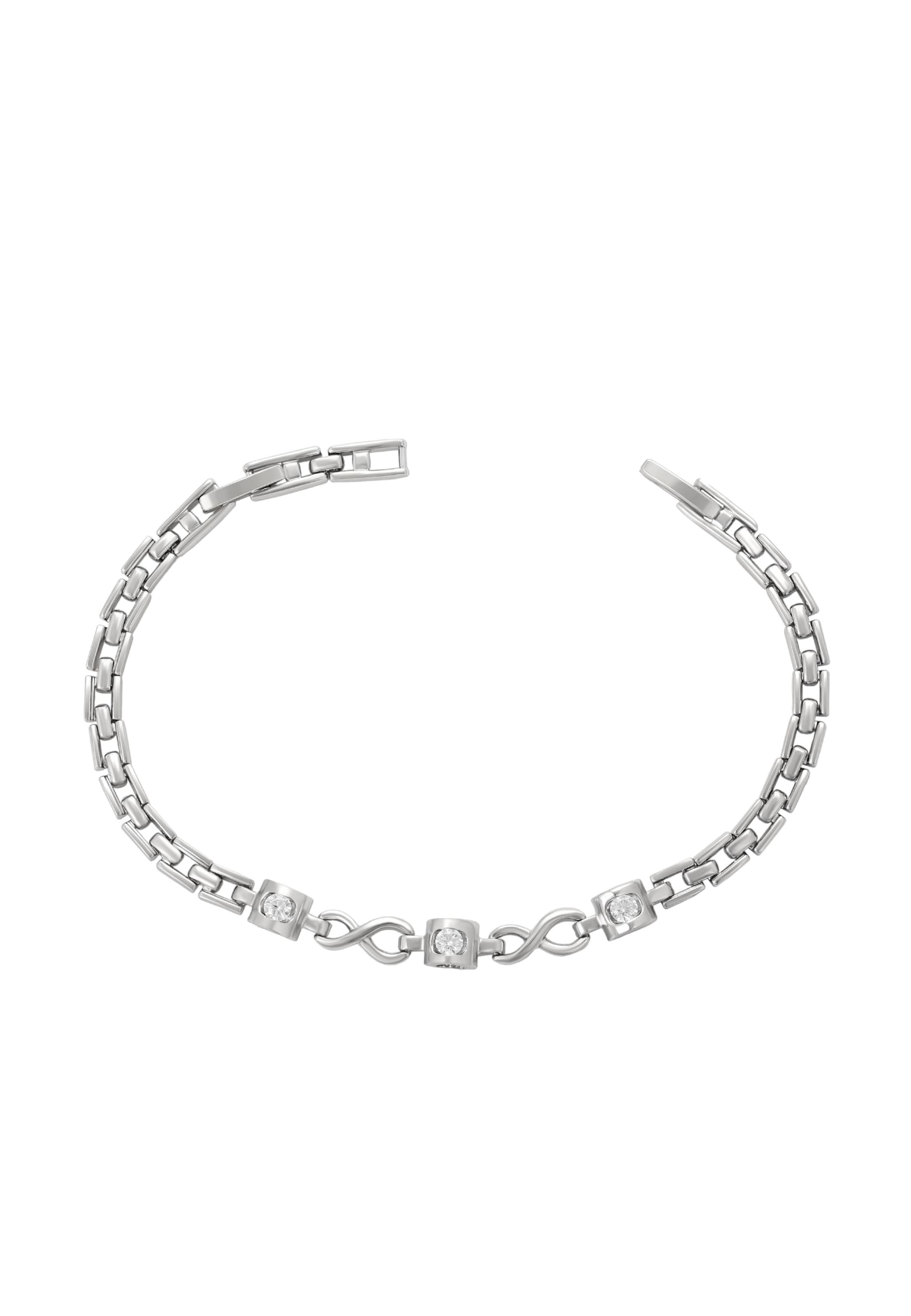 faina - Pulseira em prata: frente