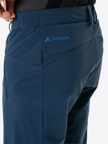 VAUDE Regular Outdoor Pants 'Farley' in Blue