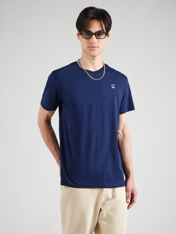 G-STAR Shirt in Blauw: voorkant
