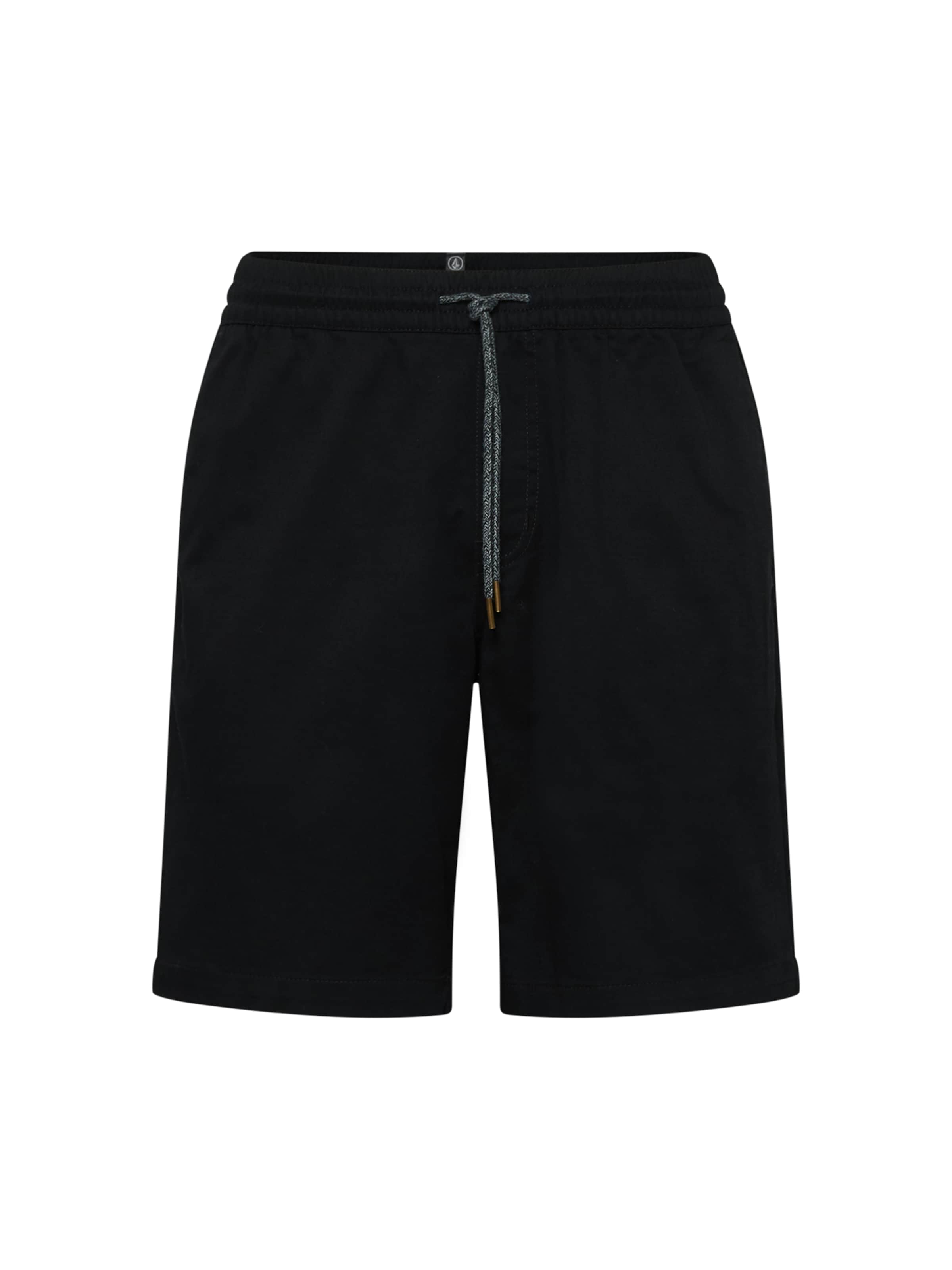 Volcom Ohlapna forma Hlače 'FRICKIN' | črna barva: sprednja stran