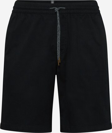 Volcom Loosefit Shorts 'FRICKIN' in Schwarz: predná strana