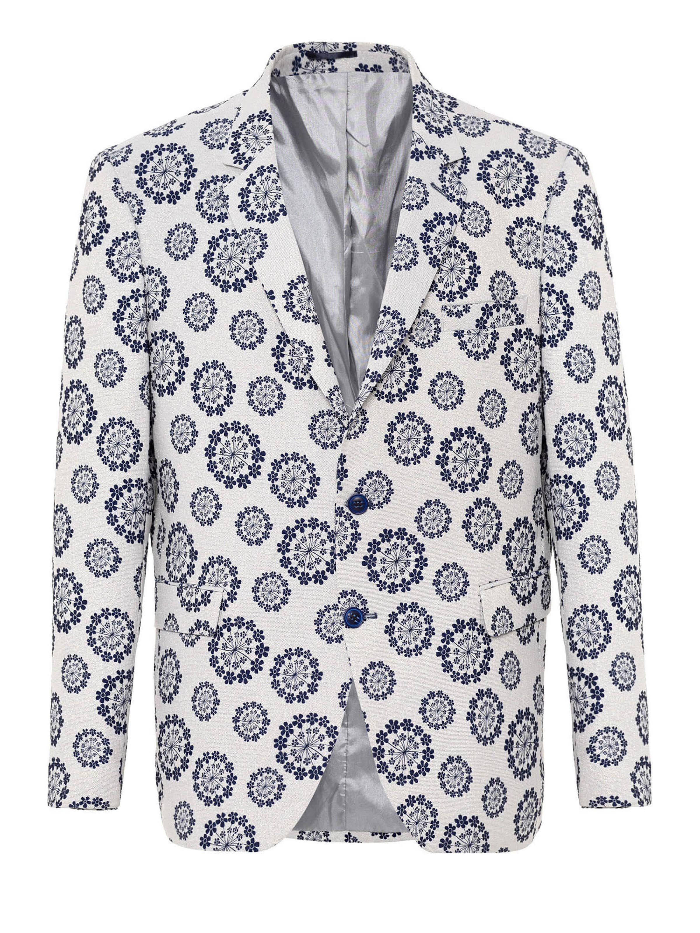 Daniel Hills Rovný strih Sako - Biela: predná strana