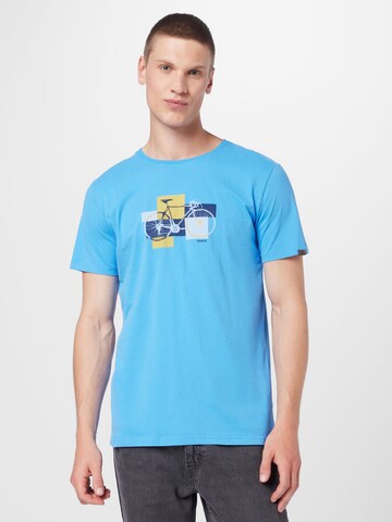 T-Shirt 'BLAIZE' Ragwear en bleu : devant