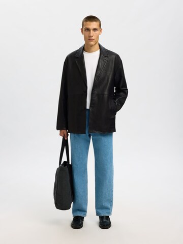 Coupe regular Veste de costume SELECTED en noir