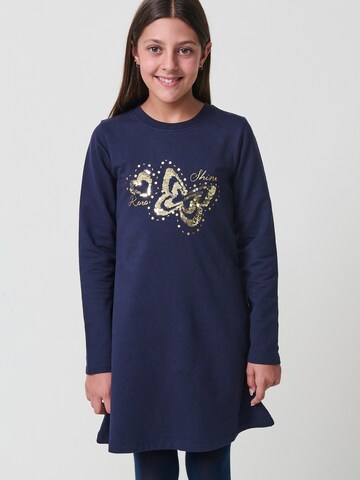 KOROSHI Kleid in Blau: Vorderseite