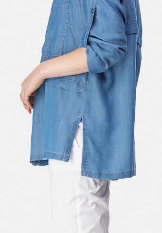 HELMIDGE Jeanshemd in Blau