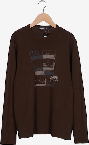 MEXX Langarmshirt M in Braun: Vorderseite