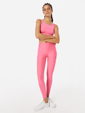 PUMA Скинни Спортивные штаны 'Fit Eversculpt High Waist Tight' в Ярко-розовый