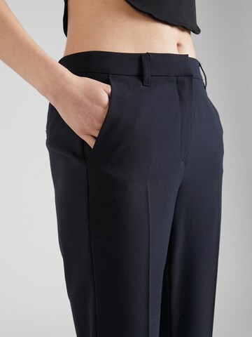 TAIFUN Slim fit Trousers with creases in Blue