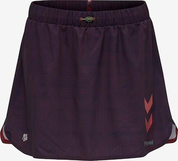 Hummel Athletic Skorts in Purple: front