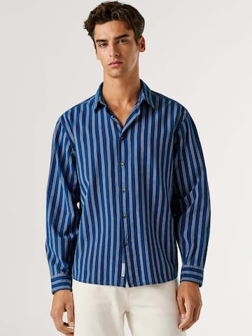 Regular fit Camicia 'PAXTON' di Pepe Jeans in blu: frontale