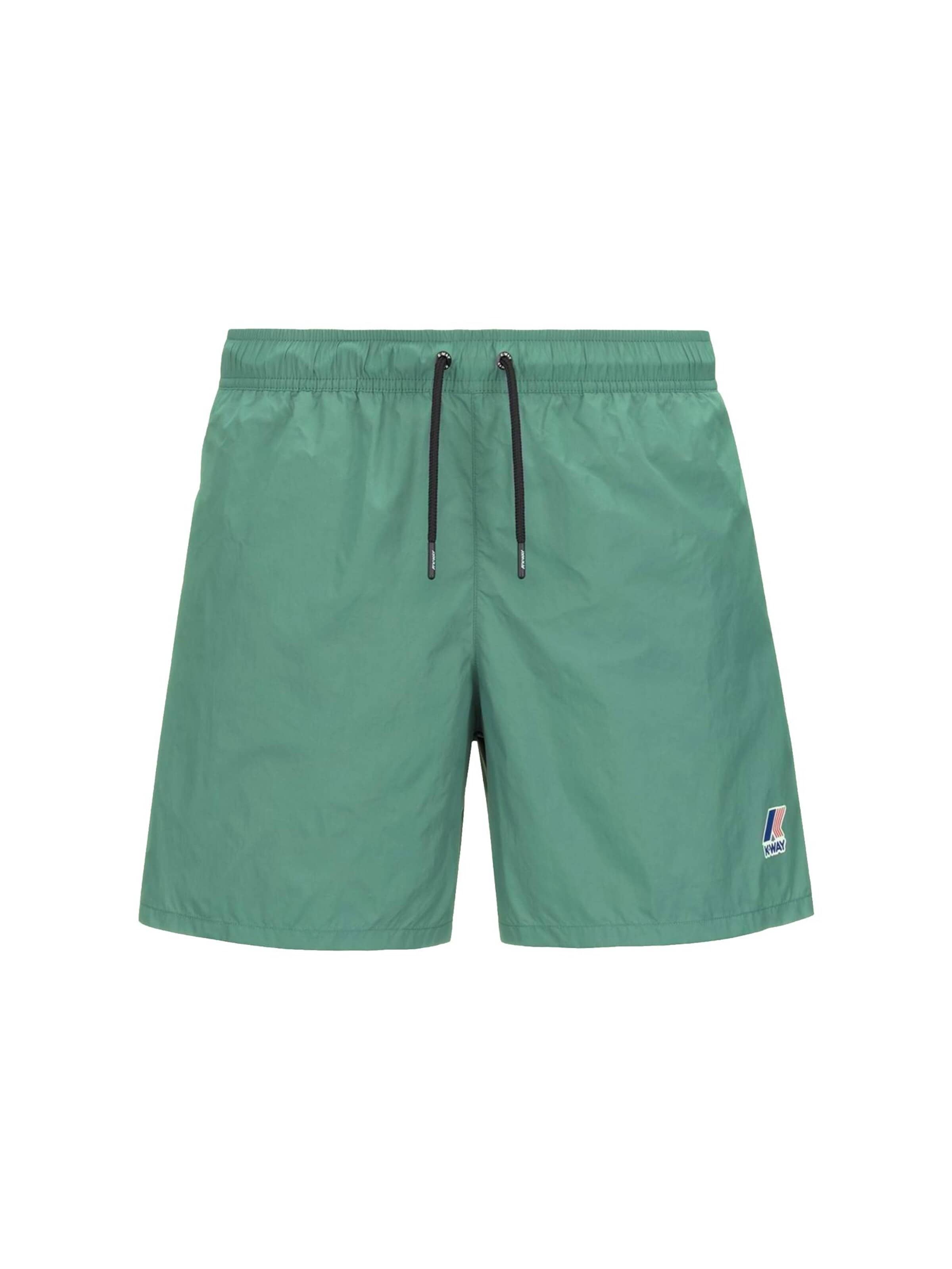 K-Way Szorty kąpielowe 'K-WAY COSTUME DA BAGNO BOXER Costumi da bagno' w kolorze zielony: przód