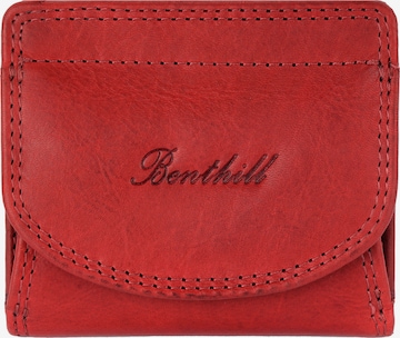 Benthill Wallet in Red: front