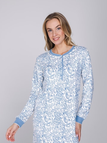Pastunette Nightgown 'Soft Paisley' in Blue