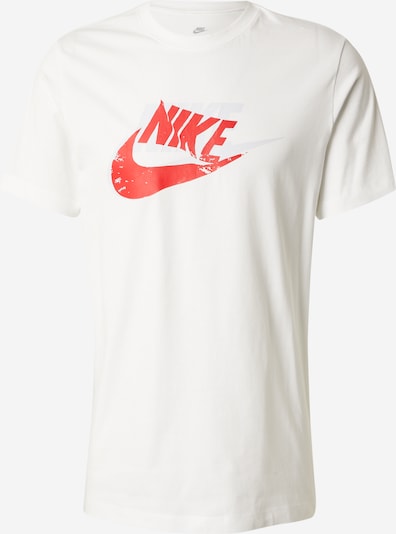 Nike Sportswear Paita 'FUTURA' värissä karpalo / valkoinen, Tuotenäkymä
