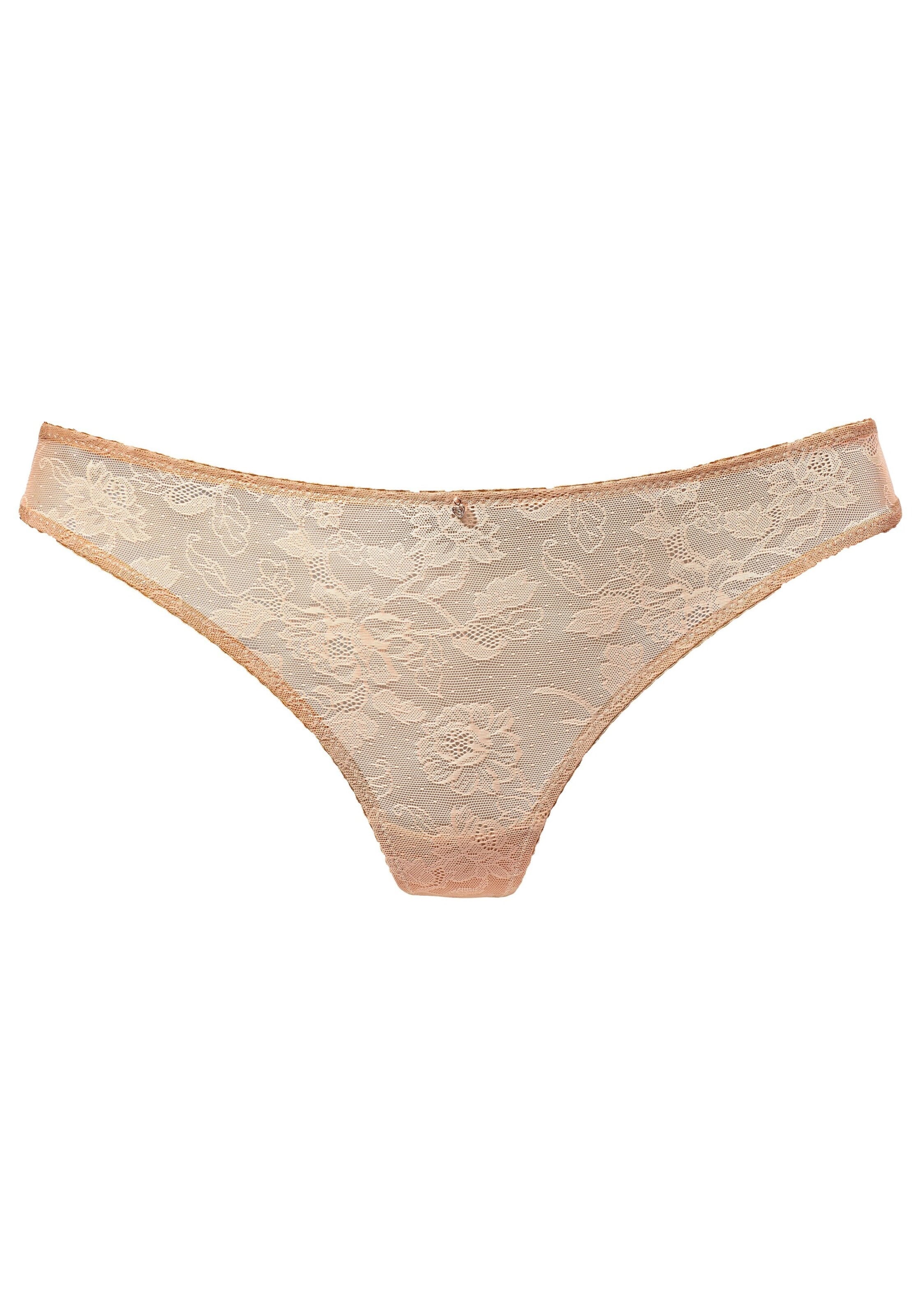LASCANA String in Beige: voorkant