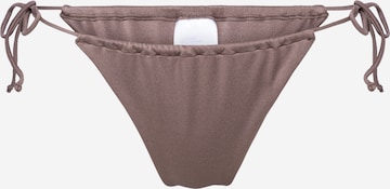 Pantaloncini per bikini 'Lea' di Lezu in grigio: frontale