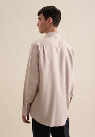 Coupe regular Chemise business 'SMART CLASSICS' SEIDENSTICKER en marron