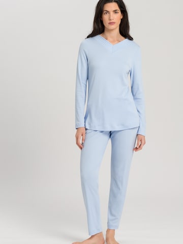 Hanro Pyjama 'Dion' in Blau: predná strana