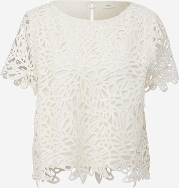 s.Oliver BLACK LABEL Blouse in Beige: voorkant