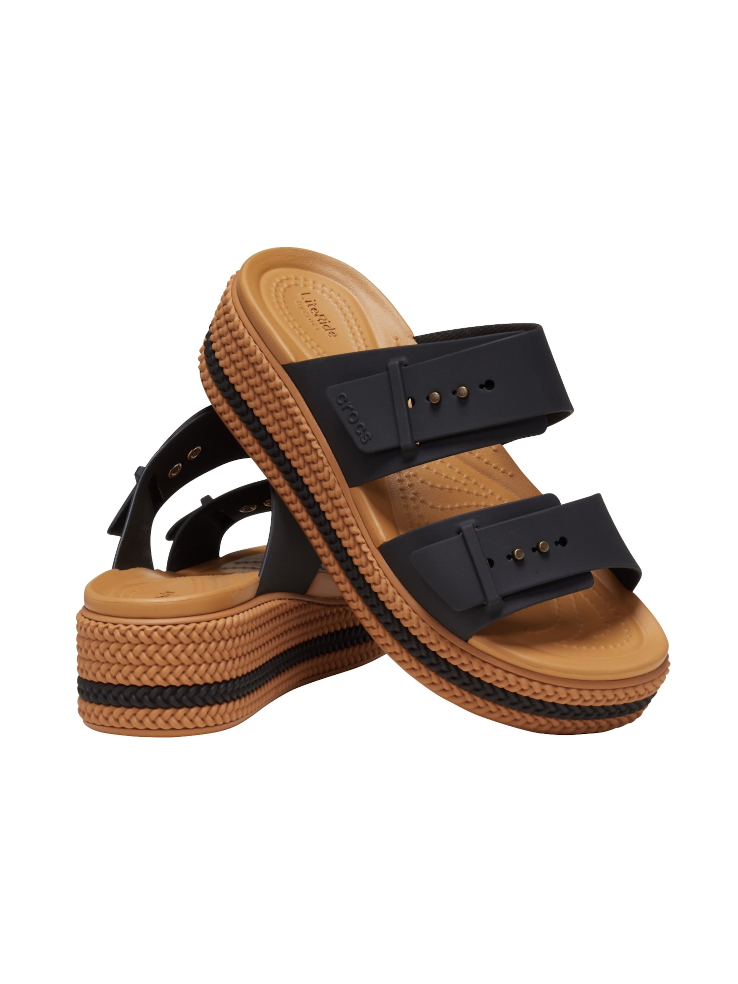 Crocs Sandále 'Brooklyn' - Čierna
