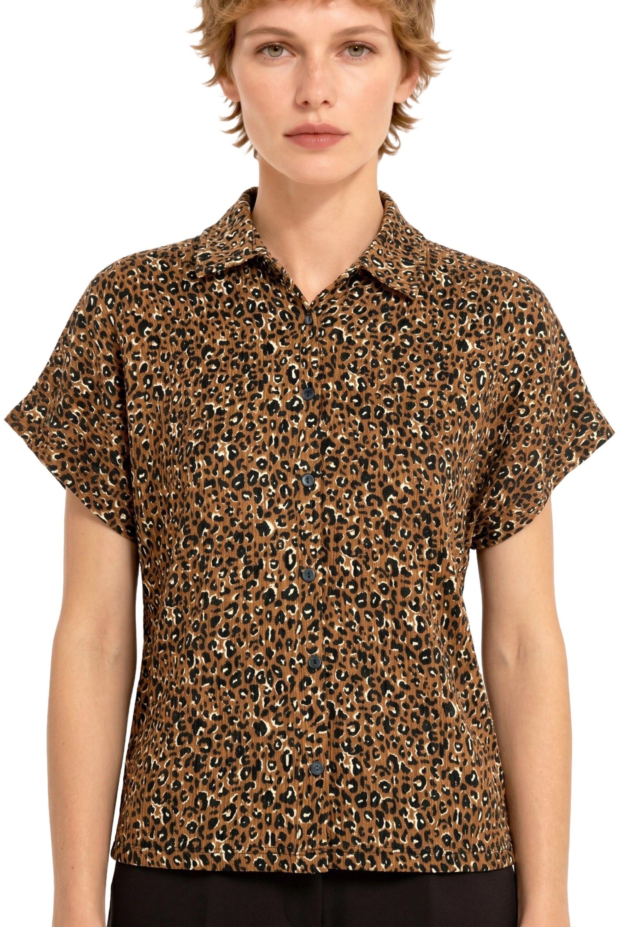 Alexa Dash Blouse in Brown