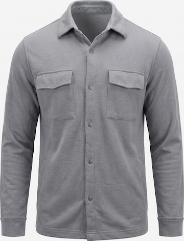 Giacca di mezza stagione 'Odissea Overshirt' di INSPR in grigio: frontale
