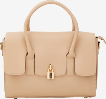 Usha - Bolso de mano en beige: frente